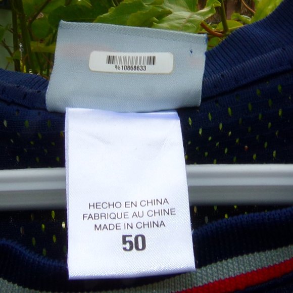 Reebok Authentic NBA New Jersey Nets Vince Carter 15 Jersey Mens SIZE 50 - Picture 12 of 13